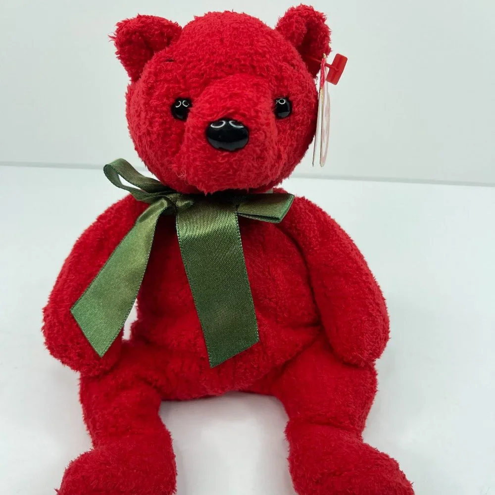 Ty Beanie Baby Mistletoe - (Bear 2000) Christmas W/Tag